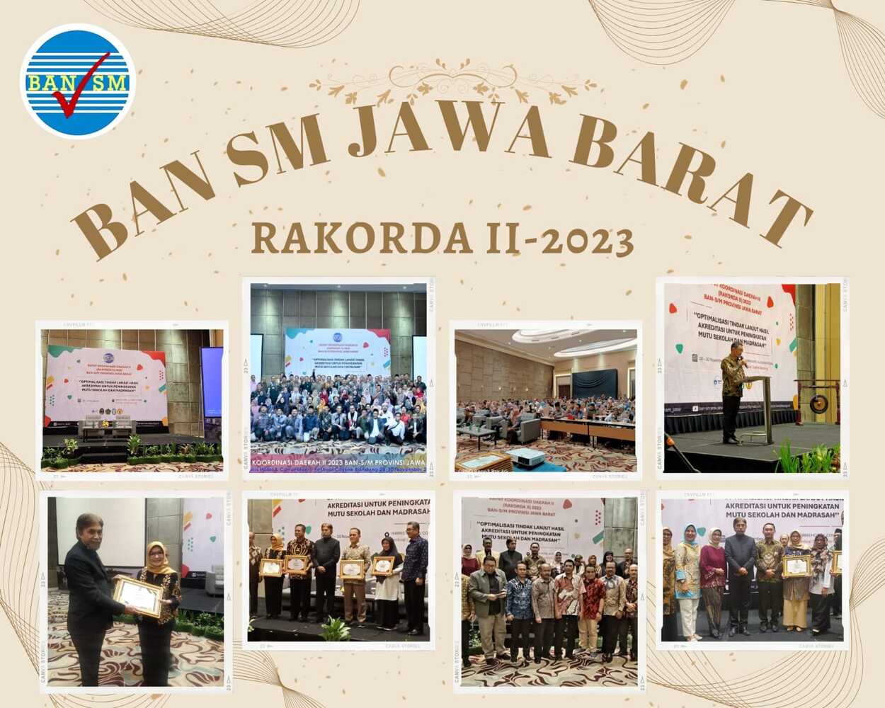 Rakorda II 2023 BAN-S/M Jabar Tingkatkan Mutu Sekolah