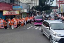 Ribuan Kader dan Simpatisan PKS Kota Cimahi Tumpah ke Jalan