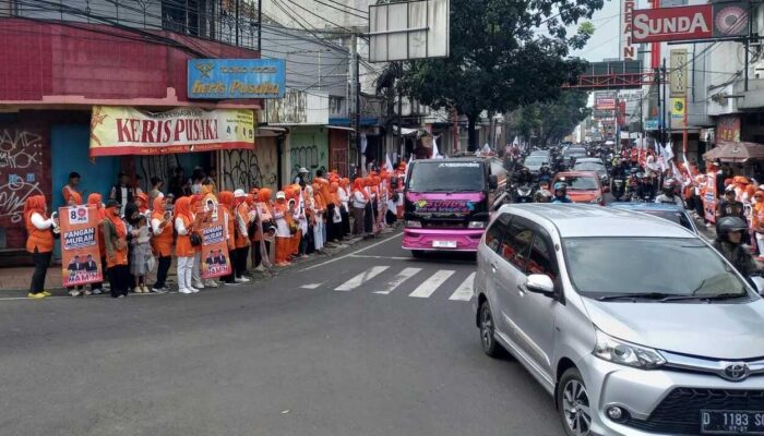 Ribuan Kader PKS Kota Cimahi Tumpah ke Jalan