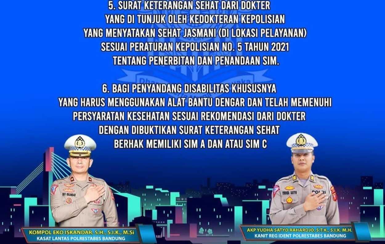 SIM Keliling Polrestabes Bandung 04 – 10 Desember 2023