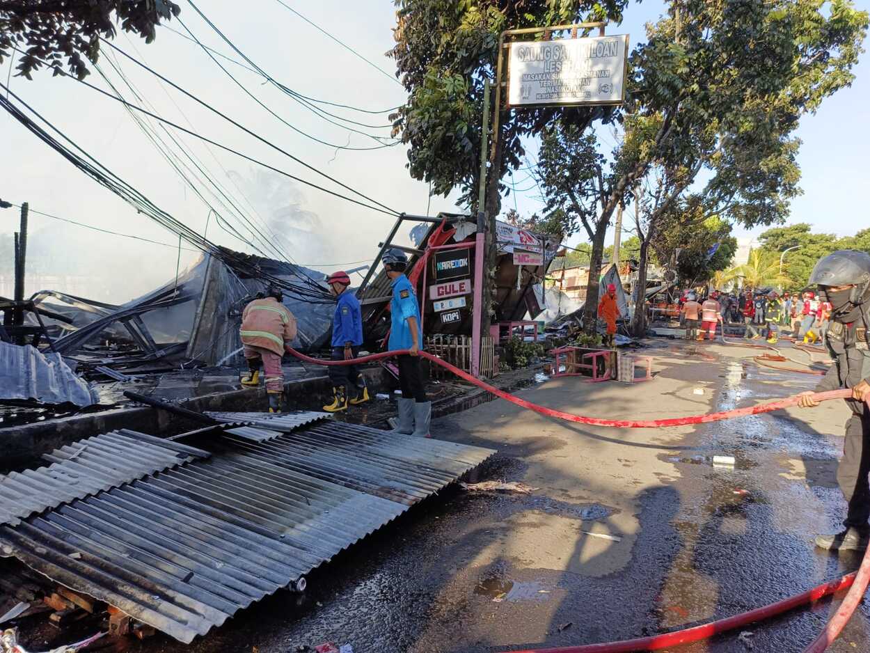 6 Kios di Kabupaten Cianjur Ludes Kebakaran
