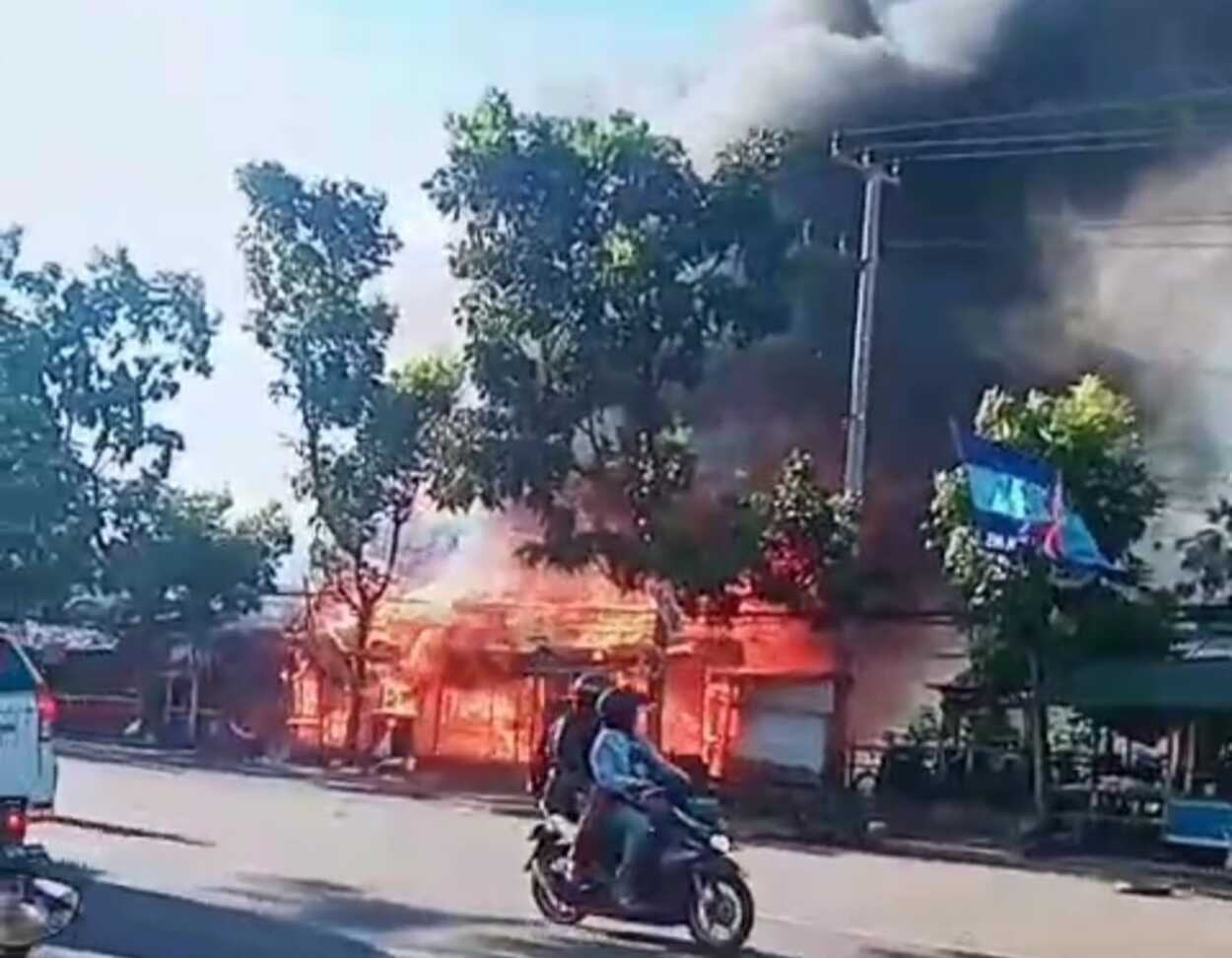 6 Kios di Kabupaten Cianjur Ludes Kebakaran