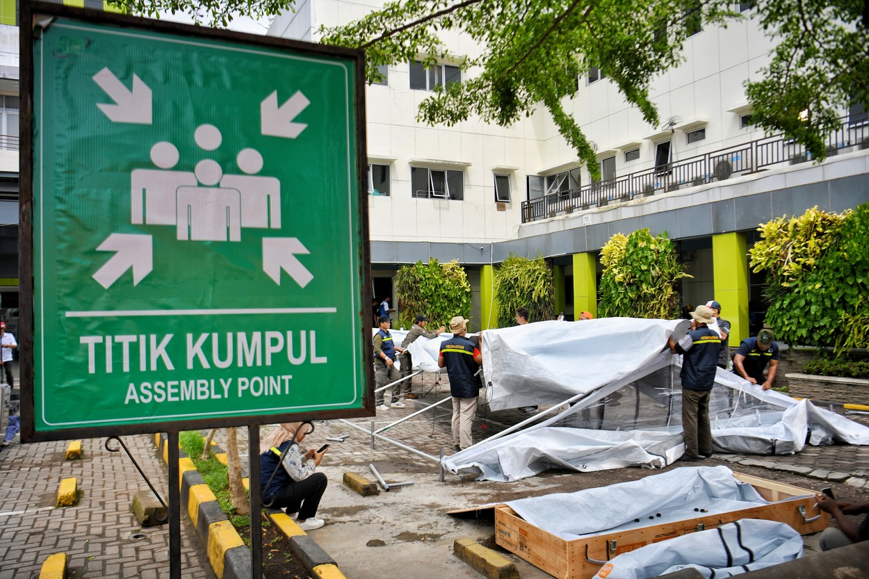 Bey Kembali Cek Kondisi RSUD Sumedang Pascagempa