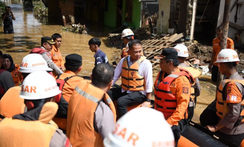 Kampung Lamajangpeuntas Kab Bandung Dihantam Banjir