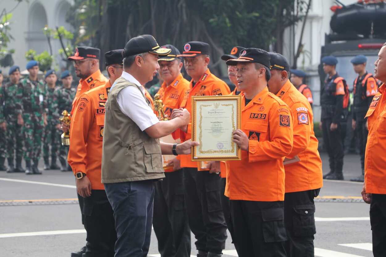 BPBD Kab Bandung Juara Umum Kesiapsiagaan Bencana