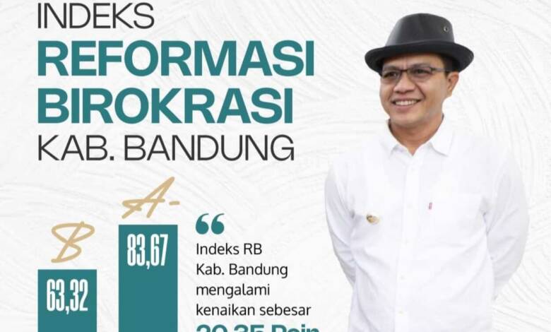 Kabupaten Bandung Peringkat Ke-2 Reformasi Birokrasi