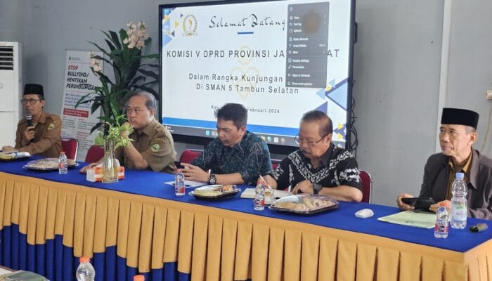 Komisi V DPRD Jabar Soroti Guru Pensiun SMAN 5 Tambun Selatan