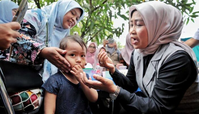 Pemberian Vitamin A di Kota Bandung Disambut Warga