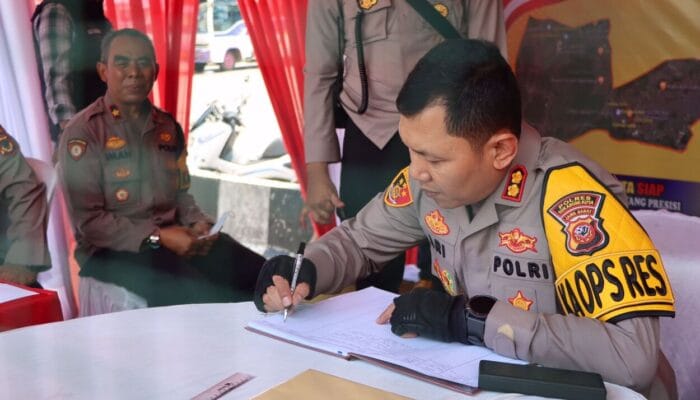 AKBP Ari Setyawan Wibowo Pantau Pos Ketupat Lodaya 2024