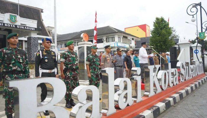 Forkopimda Kota Sukabumi Apel Siaga Malam Takbir