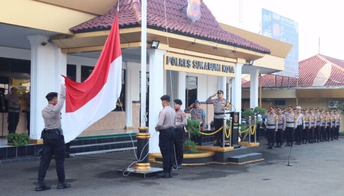 Gelar Upacara Hari Kesadaran Nasional, Kapolres Sukabumi Kota Sampaikan Hal Ini
