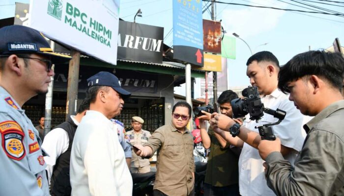 Herman Suryatman Pantau Posko Mudik di Sumedang & Majalengka