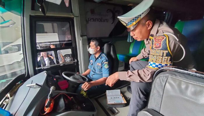 Jelang Arus Mudik 2024, Polres Sukabumi Kota Ramp Check