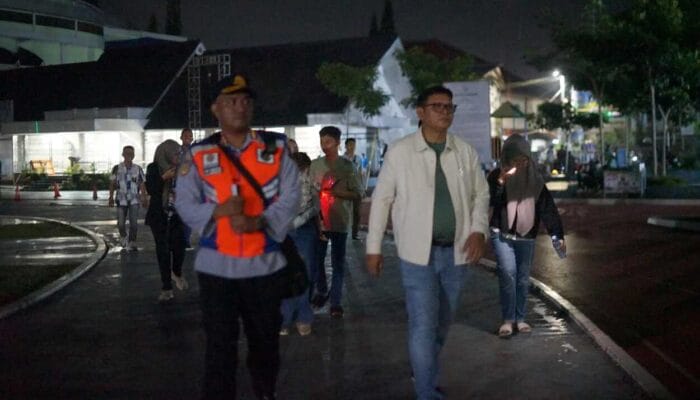 Kusmana Hartadji Pantau Malam Takbiran di Kota Sukabumi