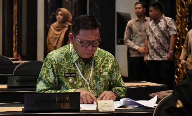 Pejabat Wali Kota Sukabumi Hadiri RUPST bank bjb 2023