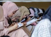 Siswa SMAN 1 Cililin KBB Tulis Mushaf Al-quran