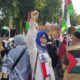 Emak-emak di Jakarta Aksi Bela Palestina