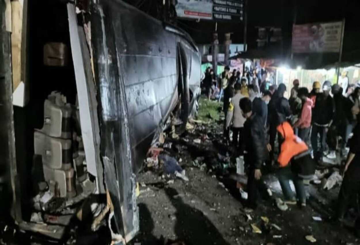 Kecelakaan Bus di Subang Menewaskan 11 Orang