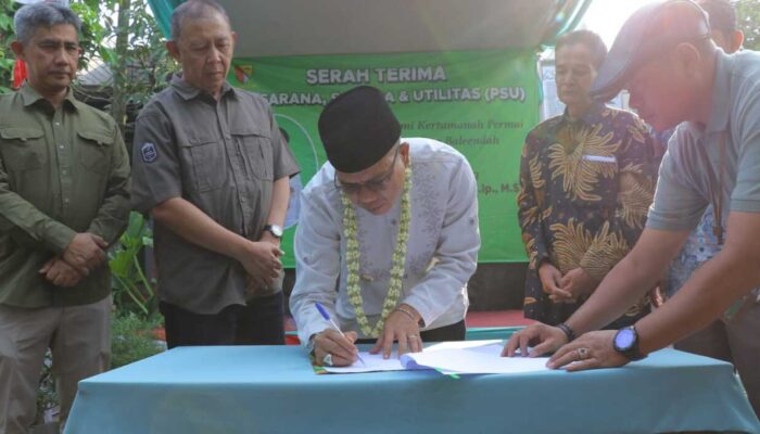 Pemerintah Kabupaten Bandung Terima PSU dari Pengembang