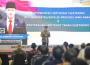 Sertipikat Tanah Elektronik Disambut Baik Bey Machmudin