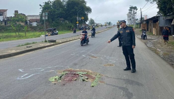 Dua Orang Rombongan Drum Band Tewas Tertabrak Bus di Jalur Lingkar Selatan Sukabumi