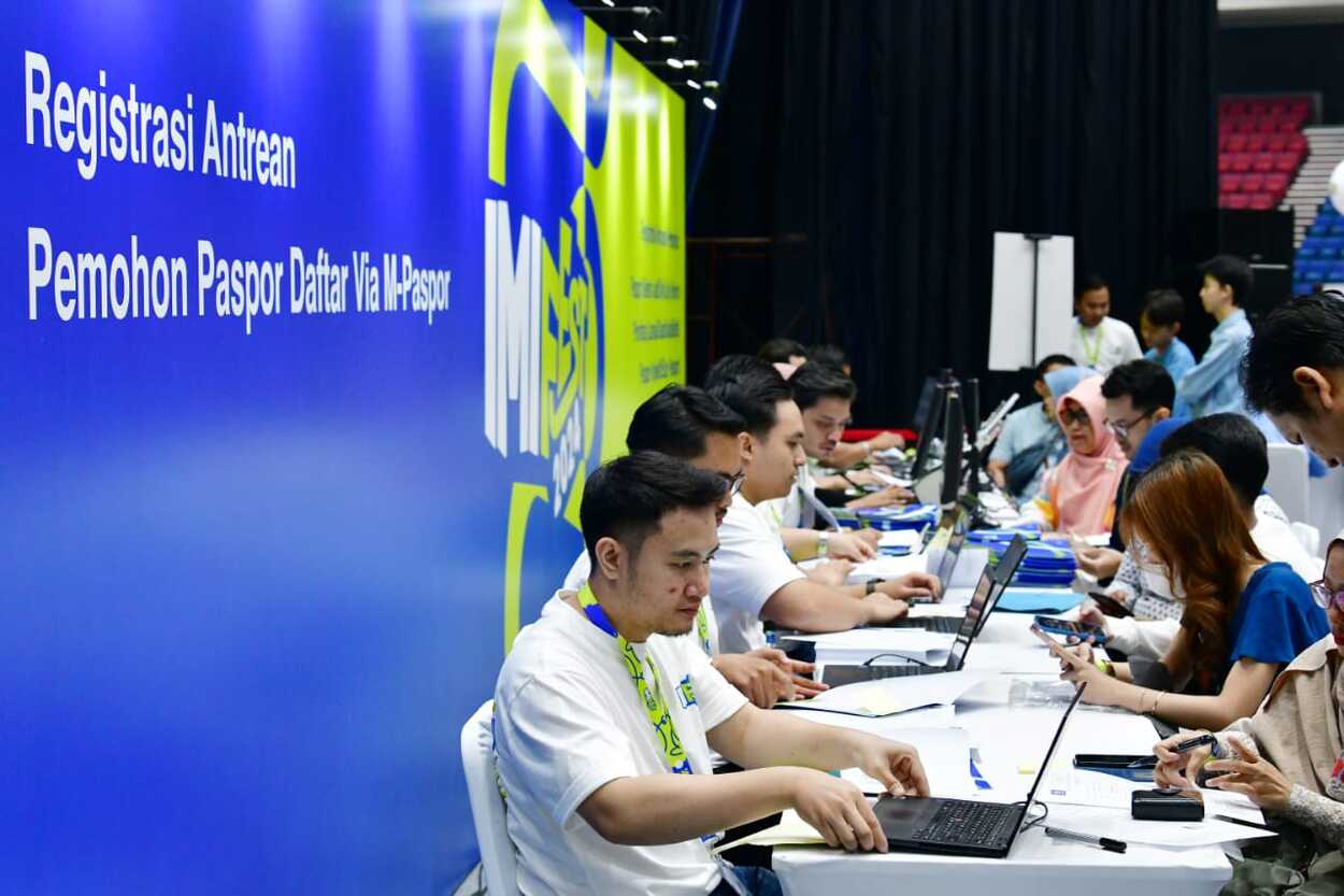 Imifest 2024 di Gedung Sabuga Dipadati Pemohon Paspor