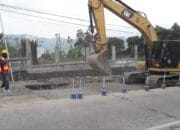 Jalan Nasional Sukabumi-Cianjur Dicor, Pengendara Agar Lalui Jalur Alternatif Ini