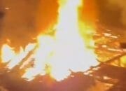 Rumah Lantai 2 Warga Subangjaya Terbakar Hebat, Kerugian Capai Rp200 Juta