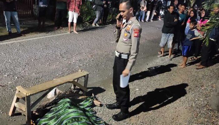 Seorang Pemuda di Cianjur Tewas saat Main HP di Motor