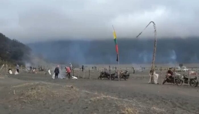 Taman Nasional Bromo Tengger Semeru Alami Kebakaran