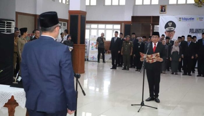 Eriska Hendrayana Dilantik Sebagai Pj Sekda KBB