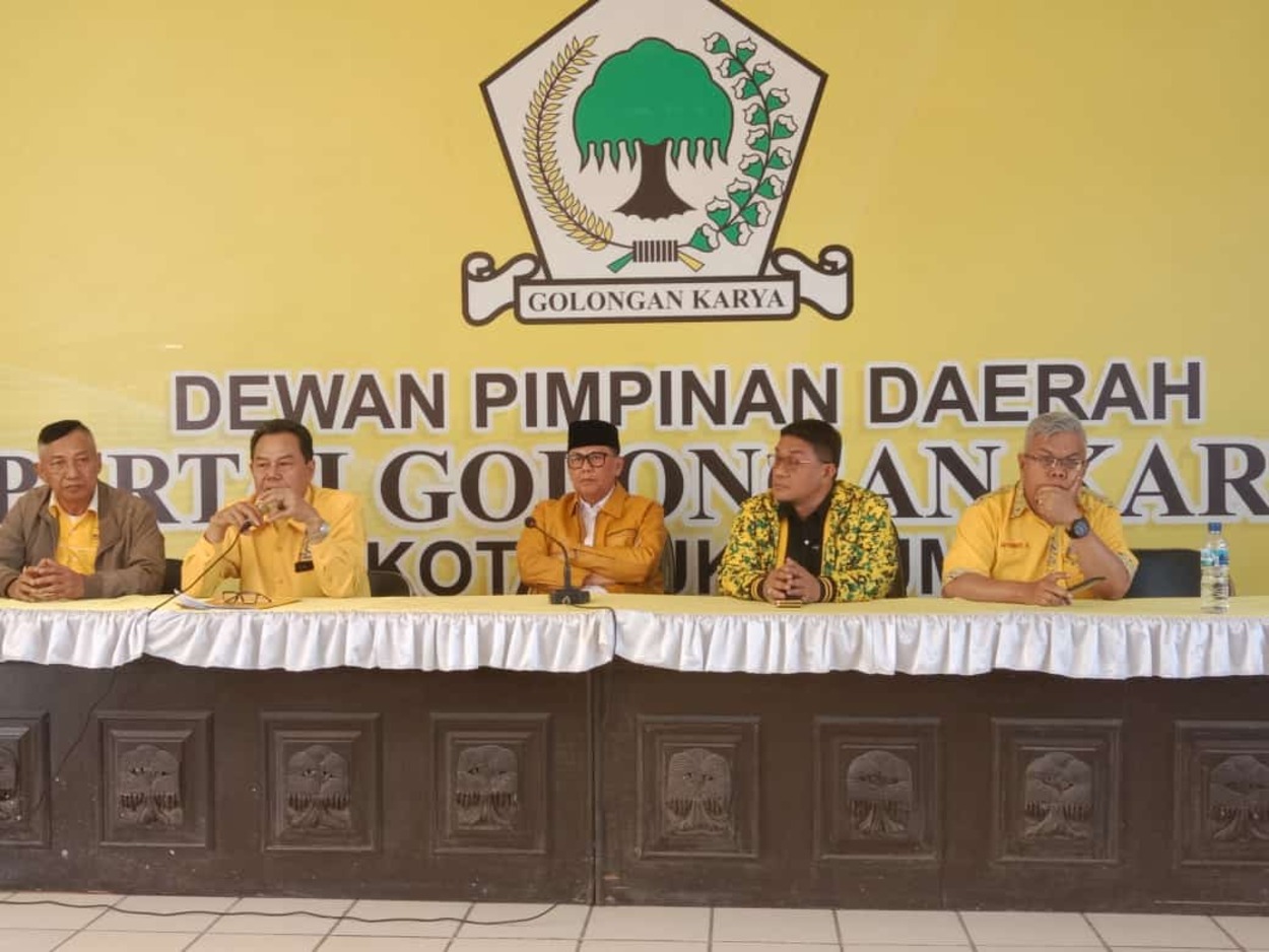 Gelar Rapat Pleno, DPD Partai Golkar Usung 3 Nama Calon Pimpinan Wakil DPRD Kota Sukabumi