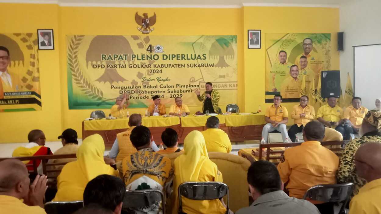 Ini 5 Nama Calon Ketua DPRD, Diusulkan DPD Partai Golkar Kab. Sukabumi