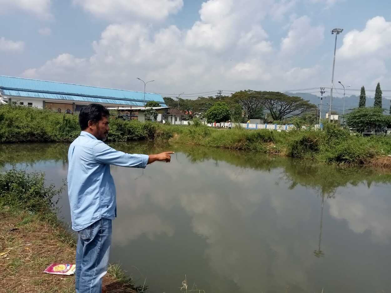 Pembangunan Kolam Retensi Pengendali Banjir di Terminal KH Ahmad Sanusi Mulai Dikerjakan