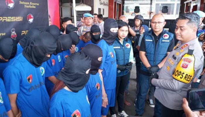 Polres Cimahi Ungkap 25 Kasus Narkoba & 28 Tersangka