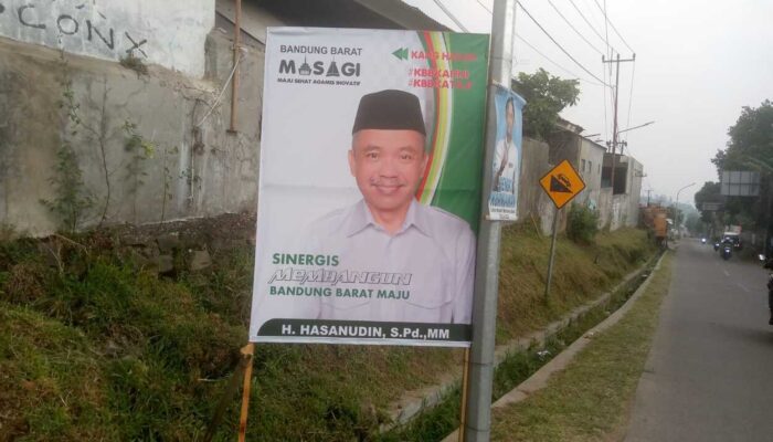 Poster Hasanuddin di KBB Diduga Melanggar Aturan