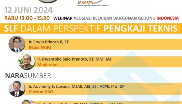 Ratusan Peserta Ikuti Bimtek Webinar Nasional Secara Virtual, “SLF Dalam Perspektif Pengkaji Teknis