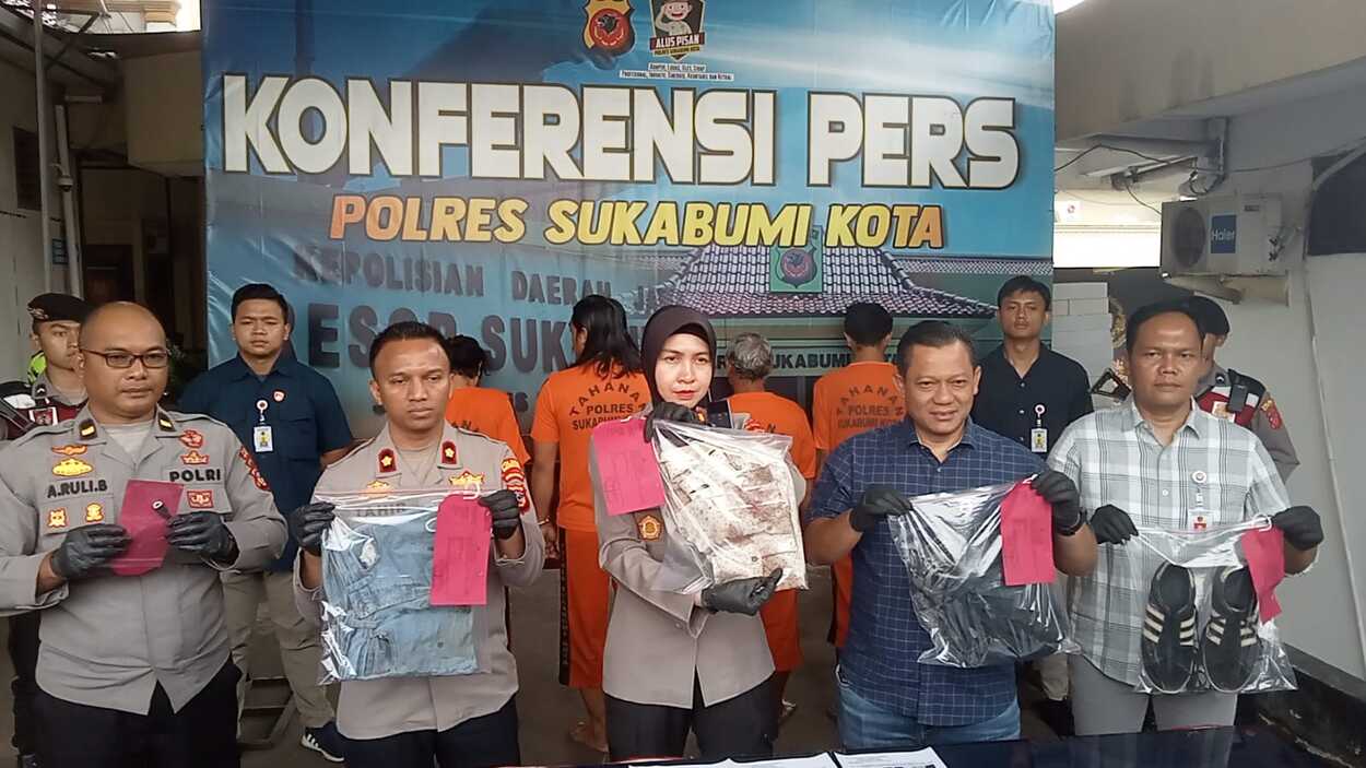 4 Terduga Pelaku Pembunuh Pengamen di Jalan Cikiray Kota Sukabumi Diringkus Polisi