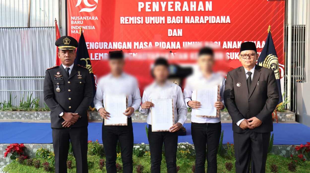 Hore! 265 Warga Binaan Lapas Kelas IIB Sukabumi Dapat Remisi Hari Kemerdekaan, 3 Diantaranya Bebas Pulang