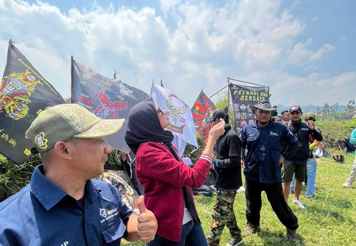 KORMI Bandung Barat Meriahkan Lomba Layang-layang