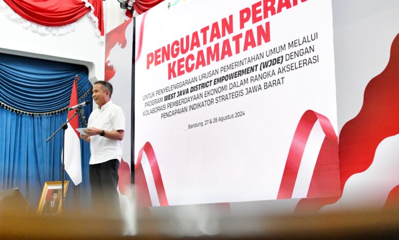 Kecamatan Diharapkan Sebagai Penggerak Pembanguanan Daerah