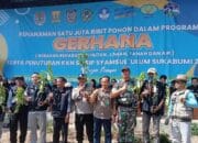 Kementerian LHK Beserta STISIP Syamsul Ulum Tanam 1 Juta Pohon di Nyalindung & Surade Sukabumi