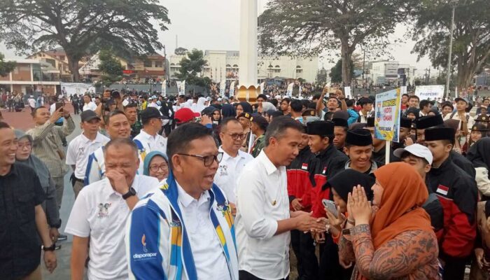 PJ Gubernur Jawa Barat Resmi Buka Pospesda 2024 di Lapang Merdeka Kota Sukabumi