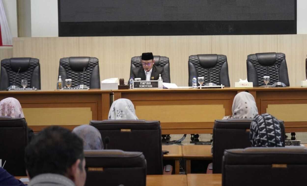Paripurna Ke-1 DPRD Kabupaten Sukabumi Periode 2024-2029