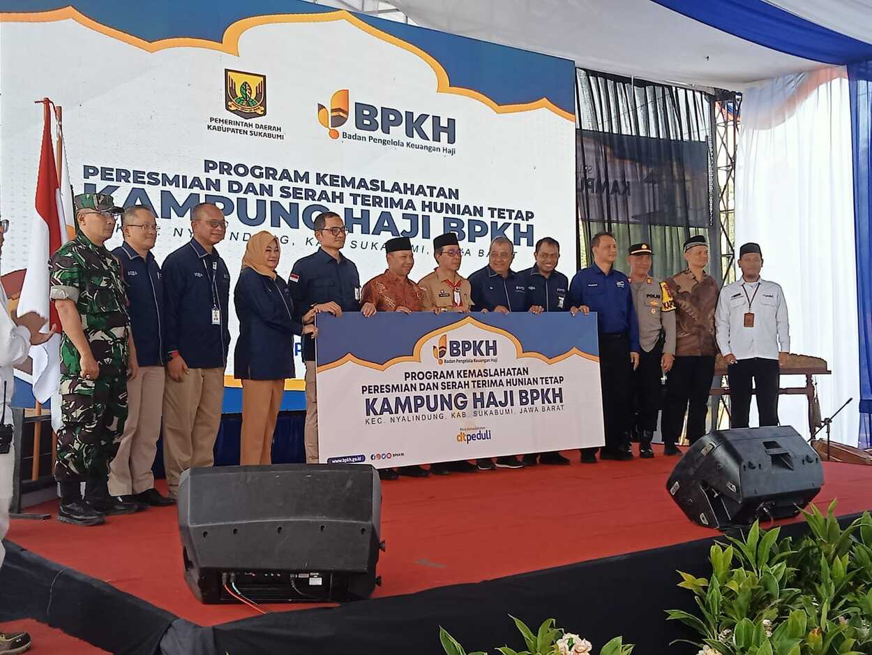 Penyitas Bencana Pergerakan Tanah di Kertaangsana Nyalindung Kab. Sukabumi, Miliki Huntap di Kampung Haji BPKH