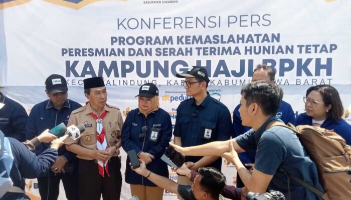 Penyitas Bencana Pergerakan Tanah di Kertaangsana Nyalindung Kab. Sukabumi, Miliki Huntap di Kampung Haji BPKH