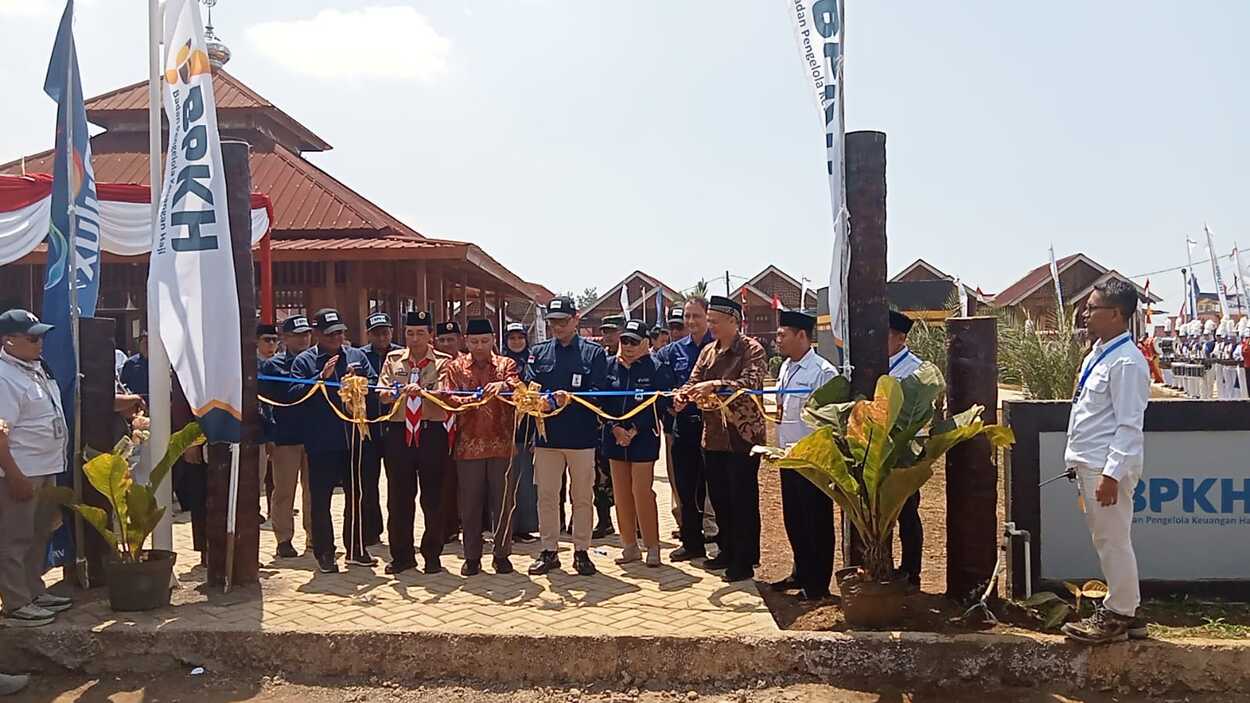Penyitas Bencana Pergerakan Tanah di Kertaangsana Nyalindung Kab. Sukabumi, Miliki Huntap di Kampung Haji BPKH