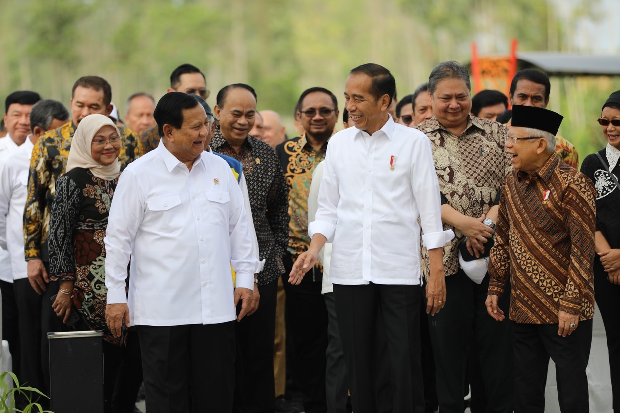 Prabowo Subianto Hadiri Sidang Kabinet Perdana di IKN