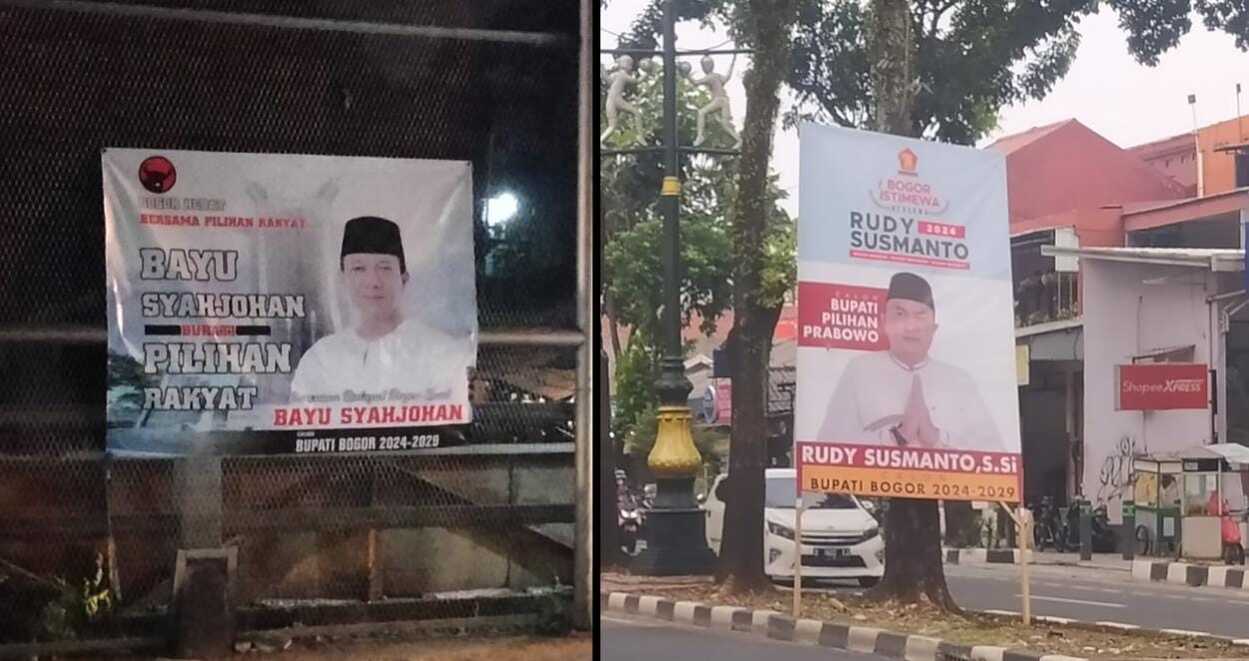 2 Paslon Bupati Bogor Beradu Slogan, Begini Kata Warga