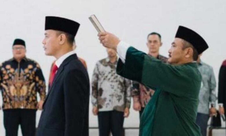 Asep Aang Rahmatullah Dilantik sebagai Sekda Karawang